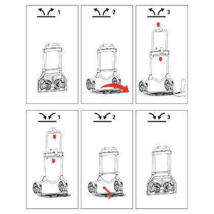 Krovinių vežimėlis Stanley FT582,100 kg - Image 4