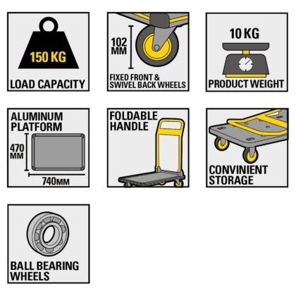 STANLEY PC510 Platform Truck 150Kg