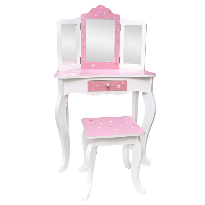 Medinis vaikiškas kosmetinis staliukas „Žiedė7 Medinis vaikiškas kosmetinis staliukas „Žiedė" - Image 1
